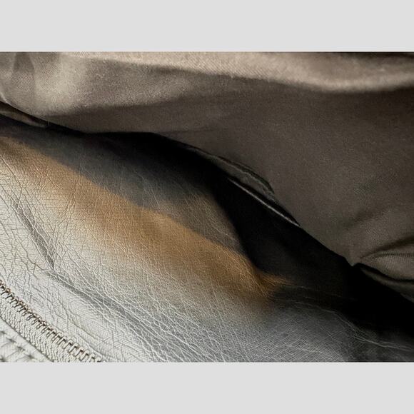 Unbranded Black Faux Leather Convertible Backpack Hobo Bag Multi-Pocket - Picture 10 of 14